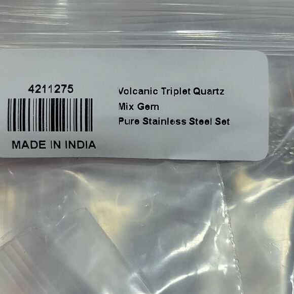 Volcanic Quartz Ring, Earrings and Pendant Necklace - Picture 15 of 16